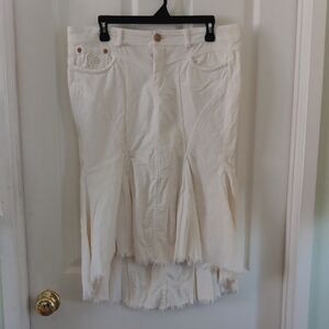 Candie's Cream Midi Skirt
